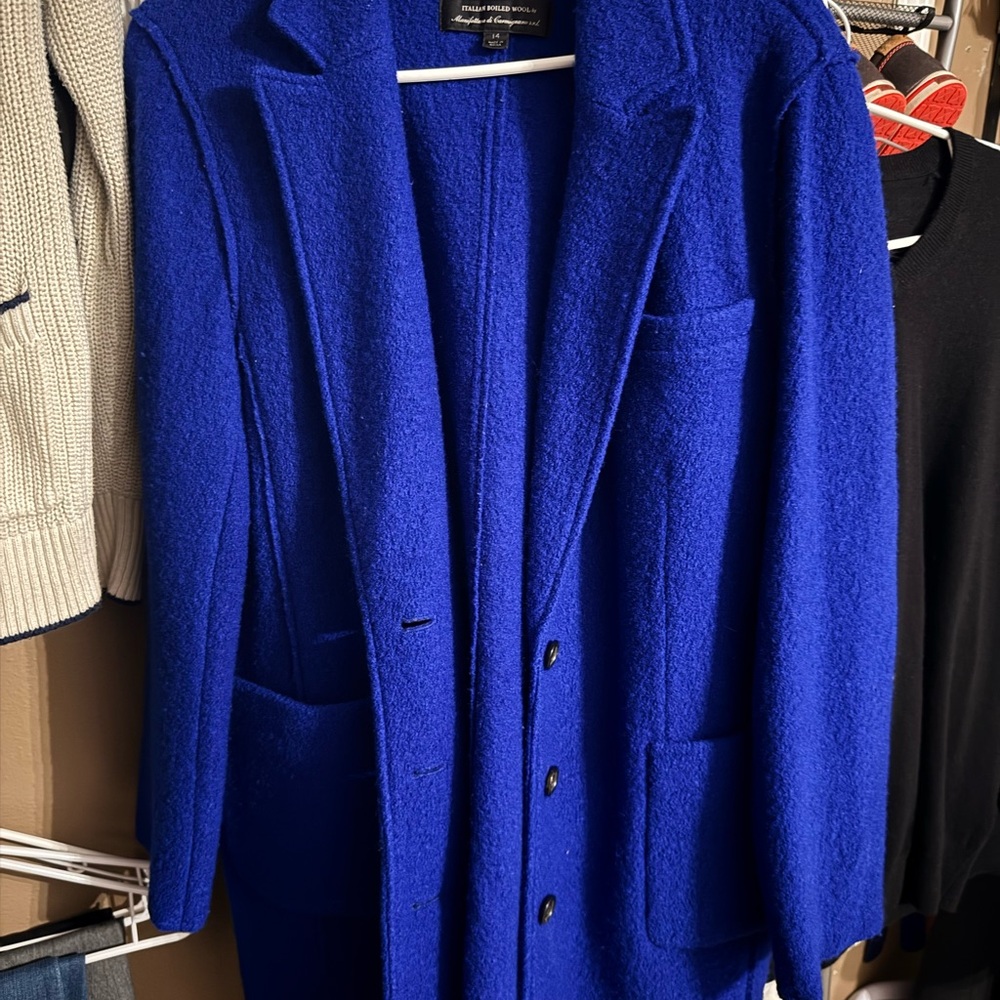 J. Crew Royal Blue Wool Blazer